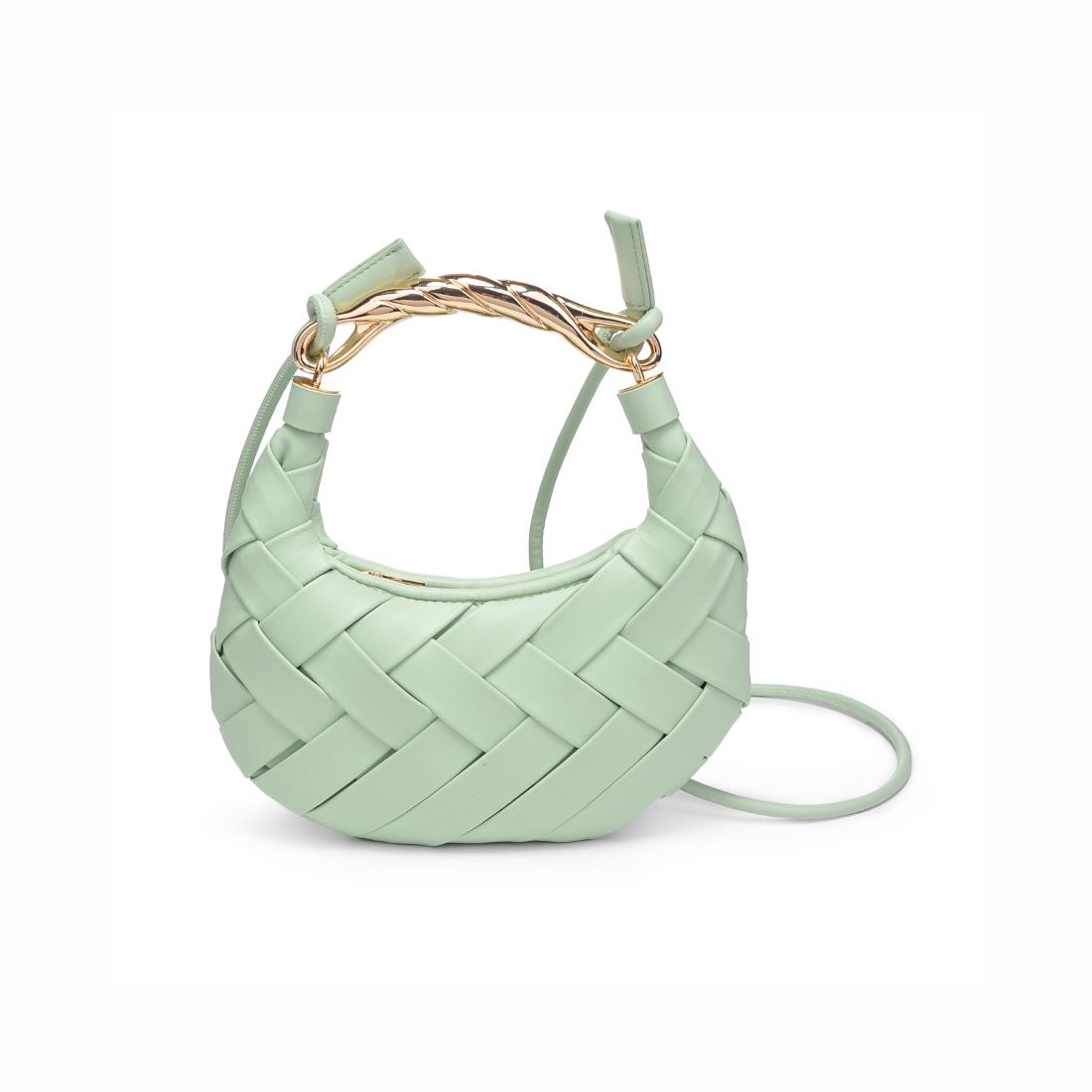 Woman wearing Pistachio Urban Expressions Pamela Crossbody 840611147493 View 5 | Pistachio