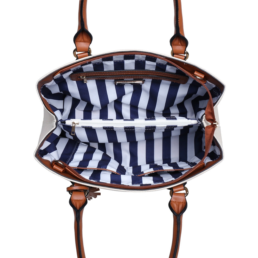 Product Image of Urban Expressions Saint Lucia Satchel NA-840611141217 View 4 | Ivory
