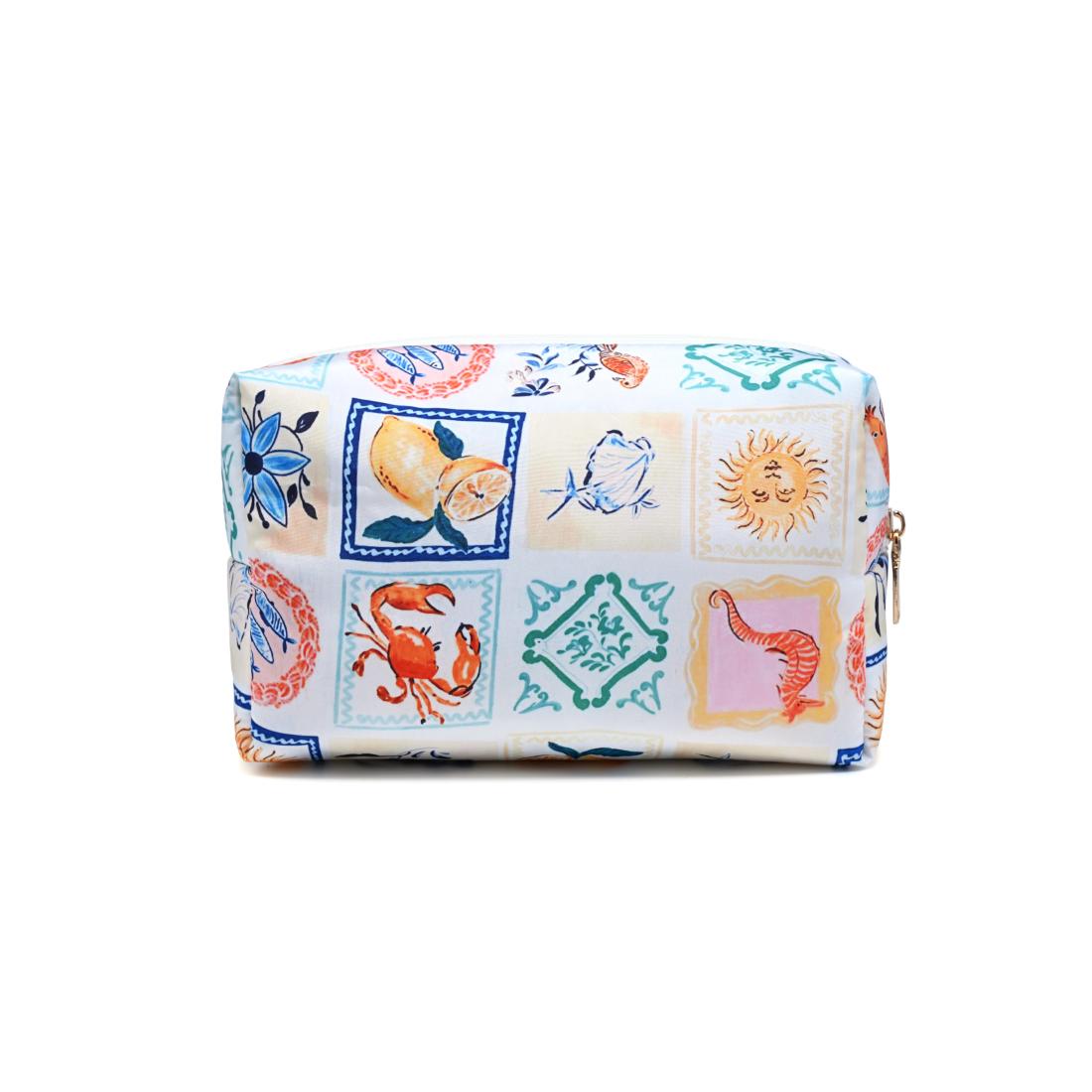 Urban Essentials Amalfi Escape Cosmetic & Travel Organizer Pouch 840504207372 View 7 | Positano