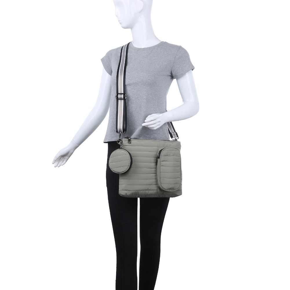 Product Image of Urban Expressions Arlo Crossbody 840611180674 View 5 | Sage