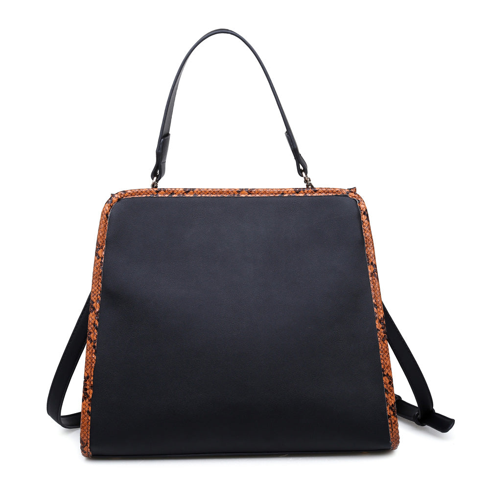 Woman wearing Black Urban Expressions Kai Satchel 840611155733 View 7 | Black