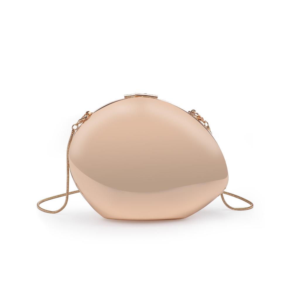 Product Image of Urban Expressions Reagen Evening Bag 840611193643 View 5 | Gold