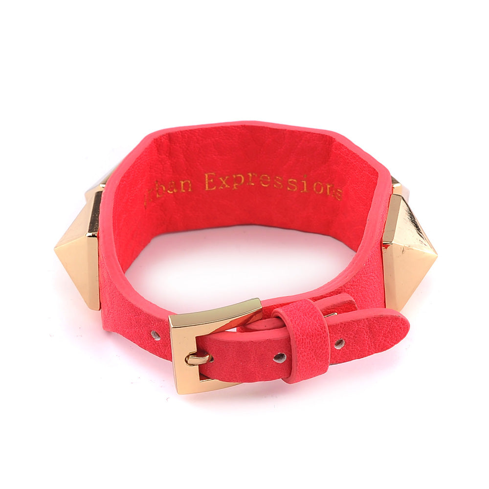 Product Image of Urban Expressions Blaze Bracelet 818209020756 View 3 | Coral