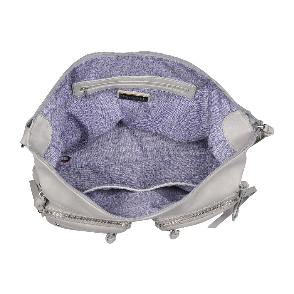 Product Image of Urban Expressions Barbara Hobo 840611164506 View 4 | Grey