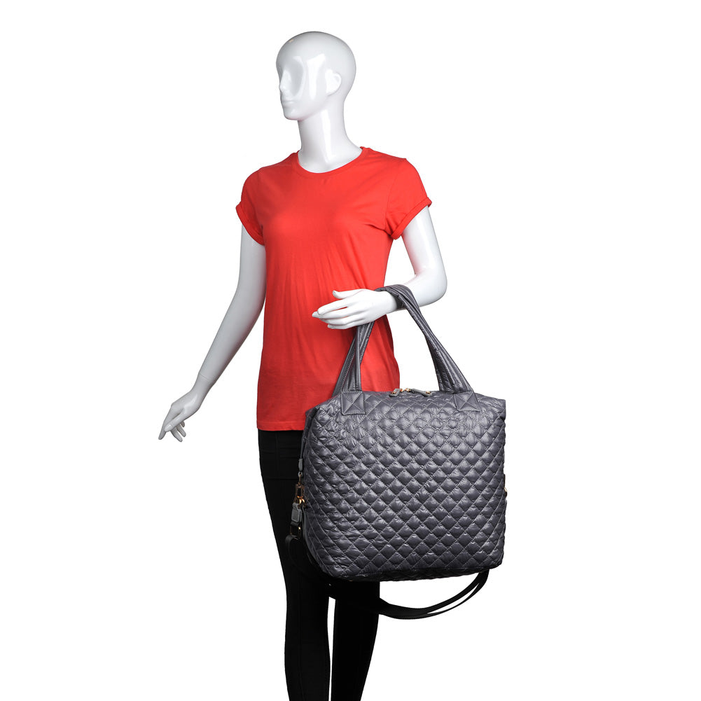 Product Image of Urban Expressions Wanderlust - Large Tote 840611157560 View 5 | Grey