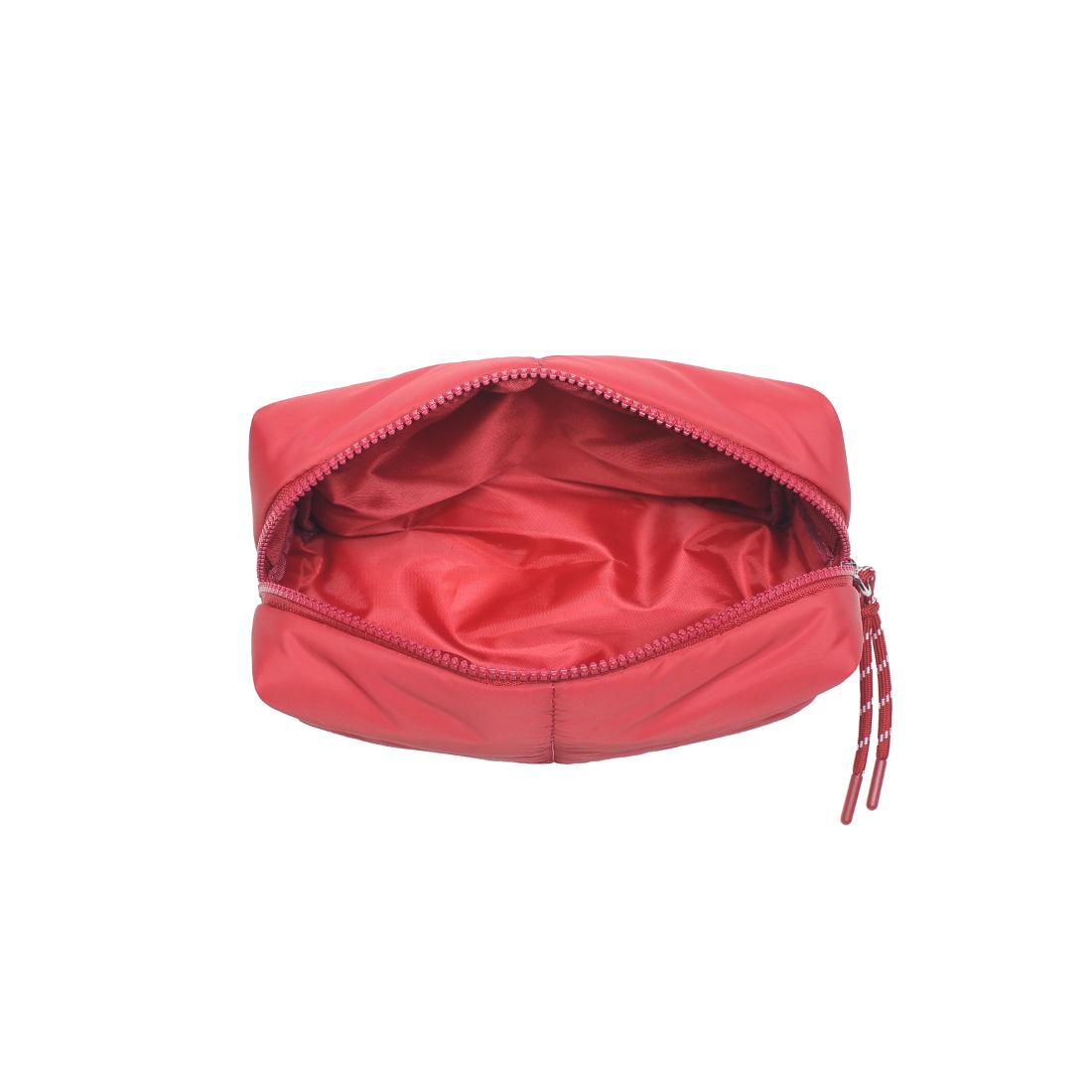 Urban Essentials Daydreamer - Nylon Cosmetic & Travel Organizer Pouch 840611197610 View 8 | Burgundy