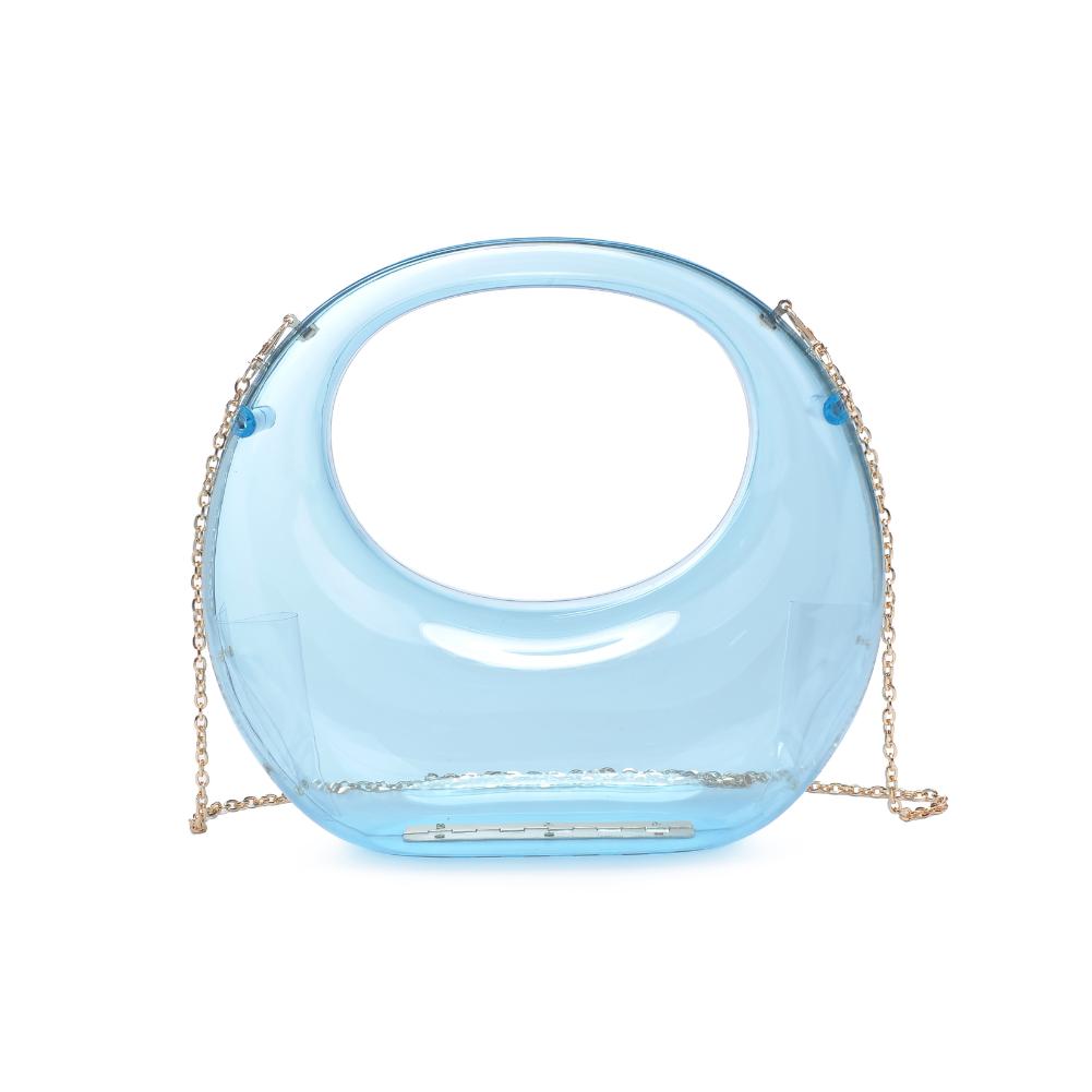 Woman wearing Sky Blue Urban Expressions Bess Evening Bag 840611122575 View 5 | Sky Blue