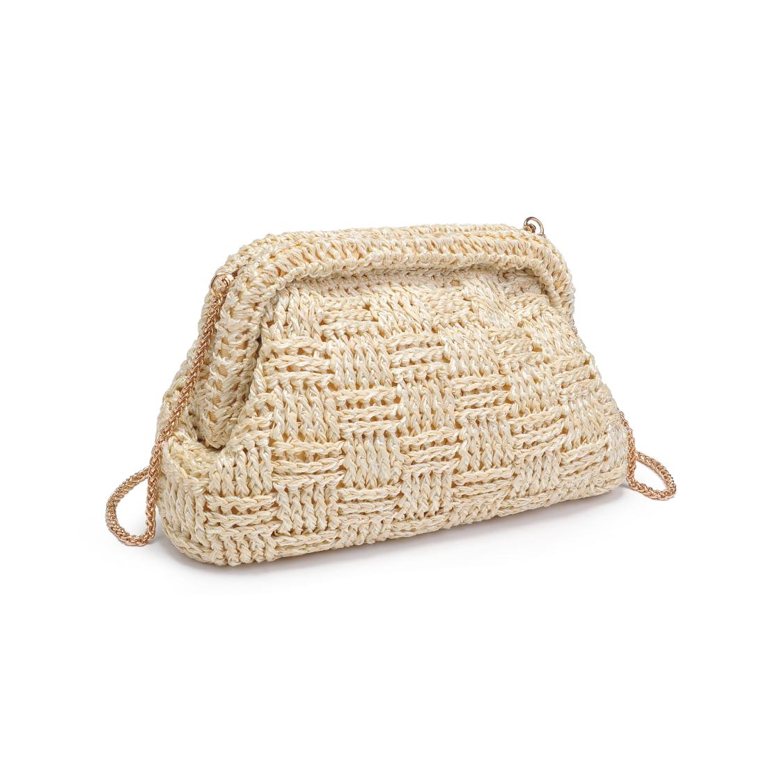 Product Image of Urban Expressions Annie Clutch 840611146267 View 6 | Cream