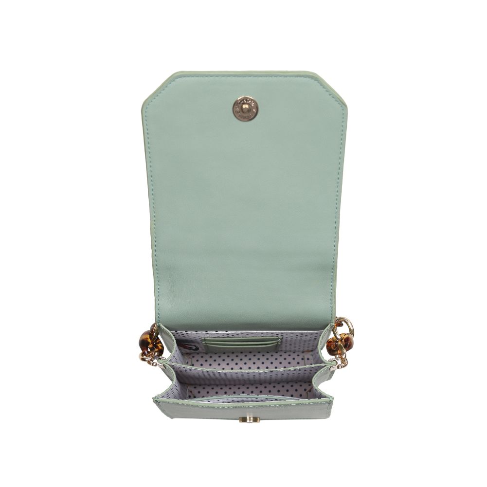 Woman wearing Mint Urban Expressions Bobbie Crossbody 840611169938 View 9 | Mint