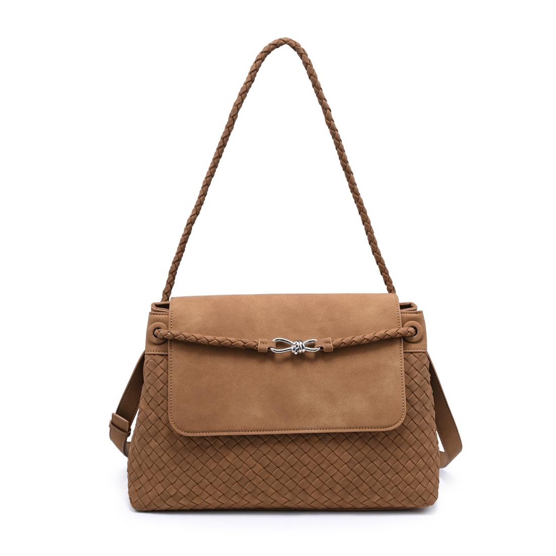 Urban Expressions Serenee Satchel 840504214882 View 1 | Camel