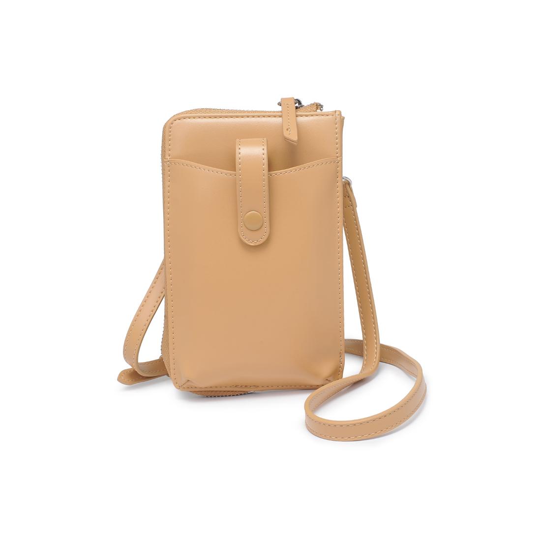 Product Image of Urban Expressions Carol Cell Phone Crossbody 840504201226 View 5 | Tan