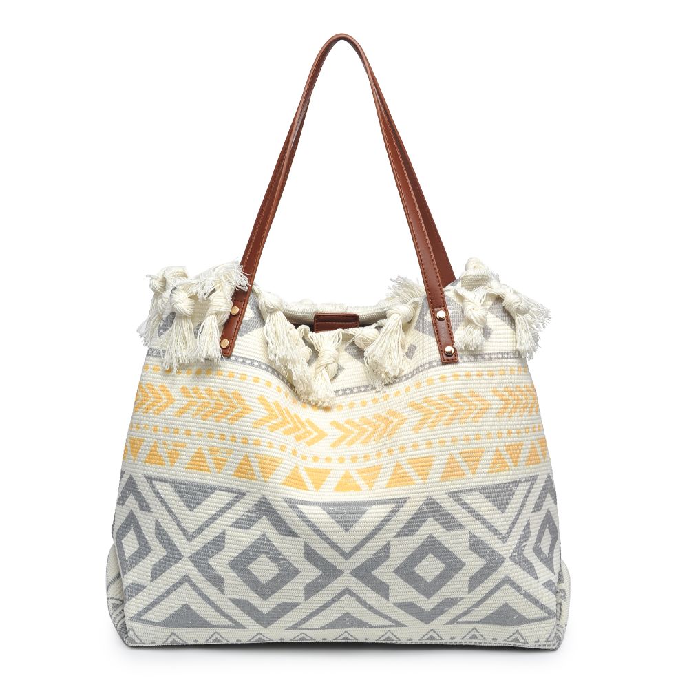 Product Image of Urban Expressions Lupita Tote 818209017978 View 5 | Grey