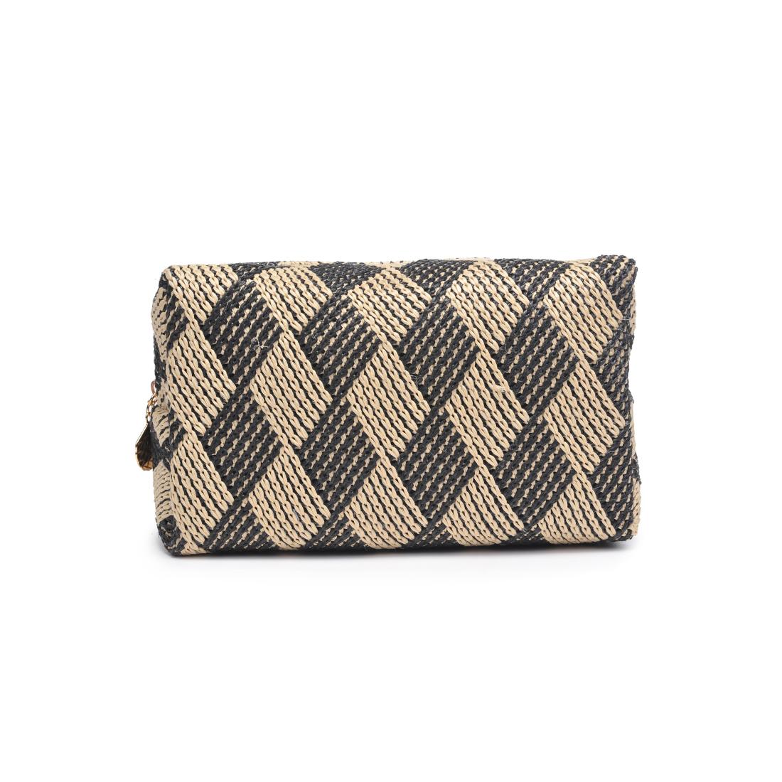 Urban Essentials Bali Breeze Cosmetic & Travel Organizer Pouch 840611197726 View 5 | Black Natural