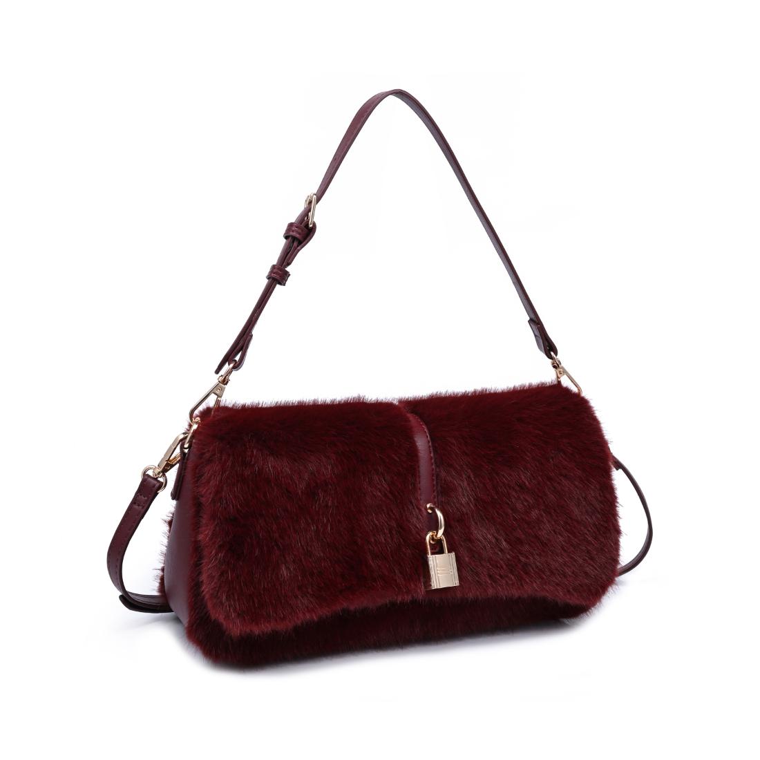 Urban Expressions Glorida Shoulder Bag 840504215056 View 2 | Burgundy