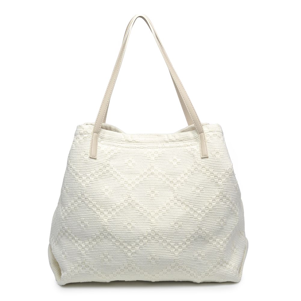 Product Image of Urban Expressions Lauren Tote 818209017916 View 7 | Cream