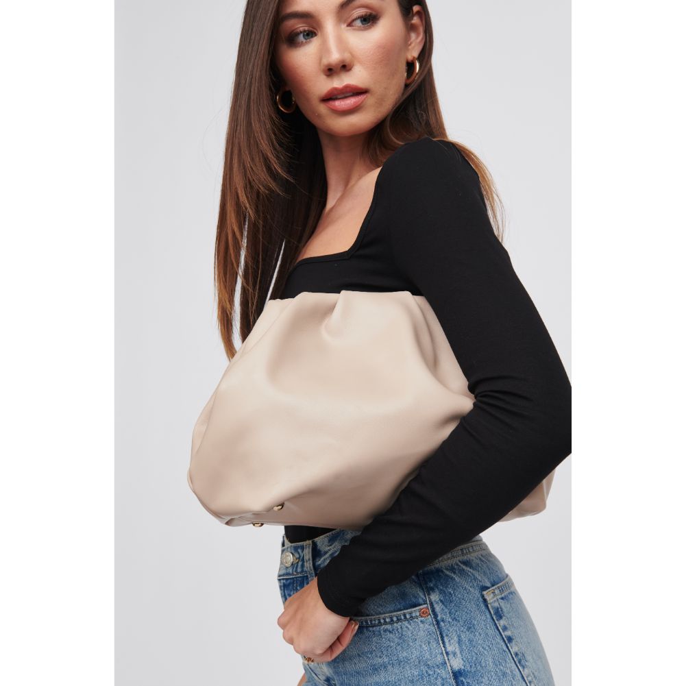 Woman wearing Natural Urban Expressions Yasmina Clutch 818209016308 View 4 | Natural