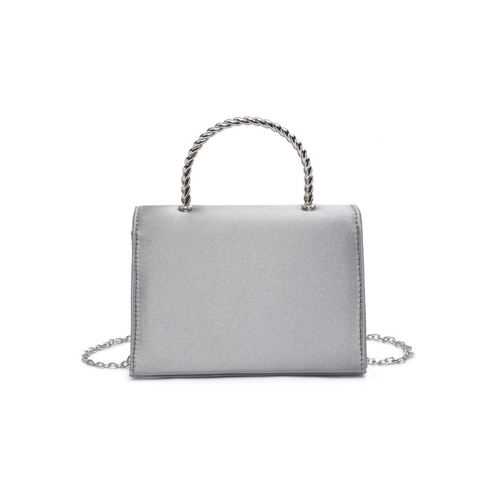 Product Image of Urban Expressions Marlene Evening Bag 840611190314 View 7 | Pewter
