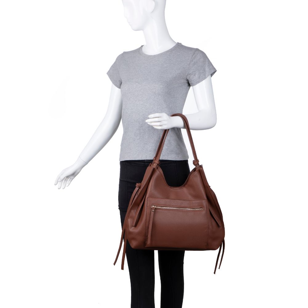 Product Image of Urban Expressions Etta Hobo 840611175007 View 5 | Chocolate