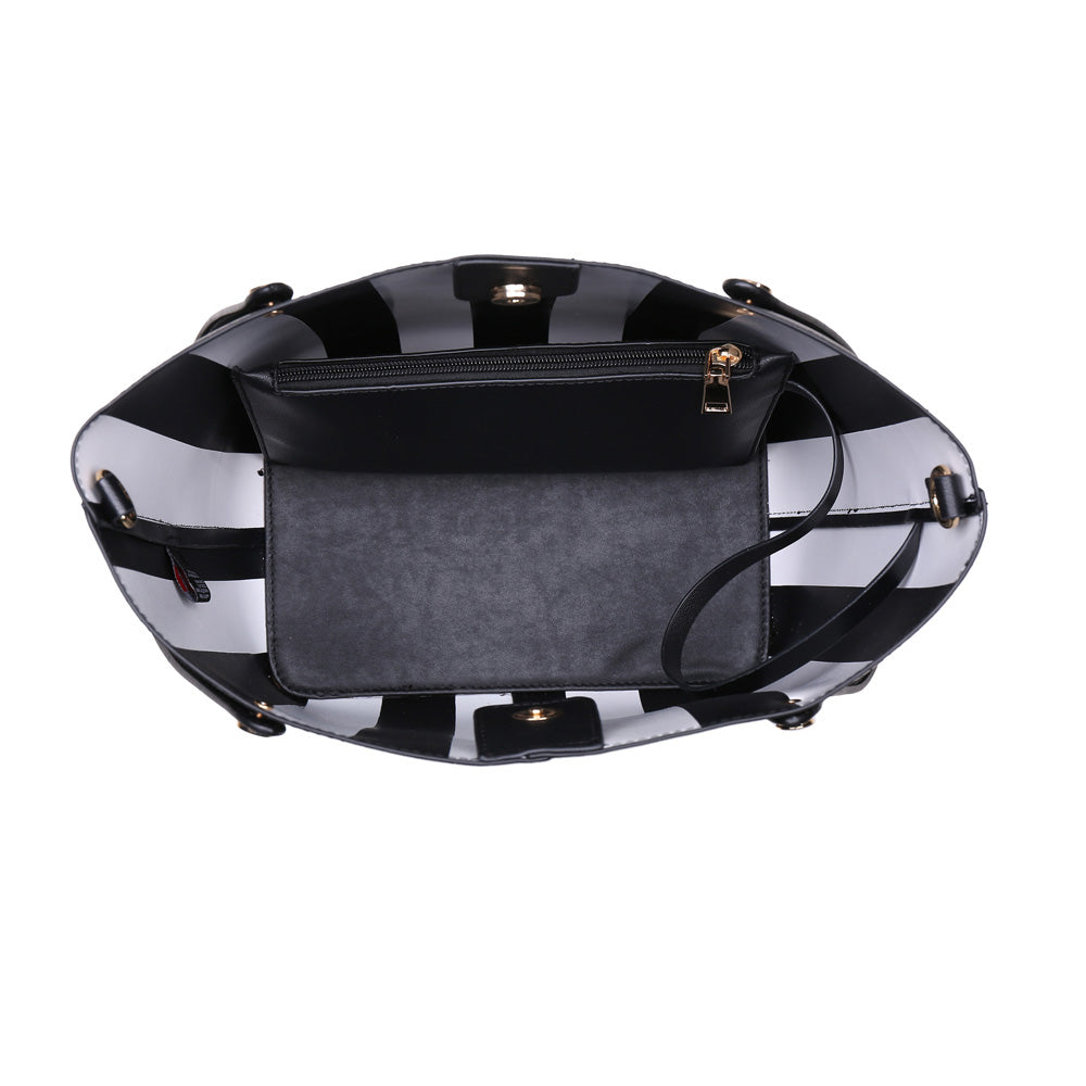 Woman wearing Black Urban Expressions Carolina Tote NA-840611161673 View 9 | Black