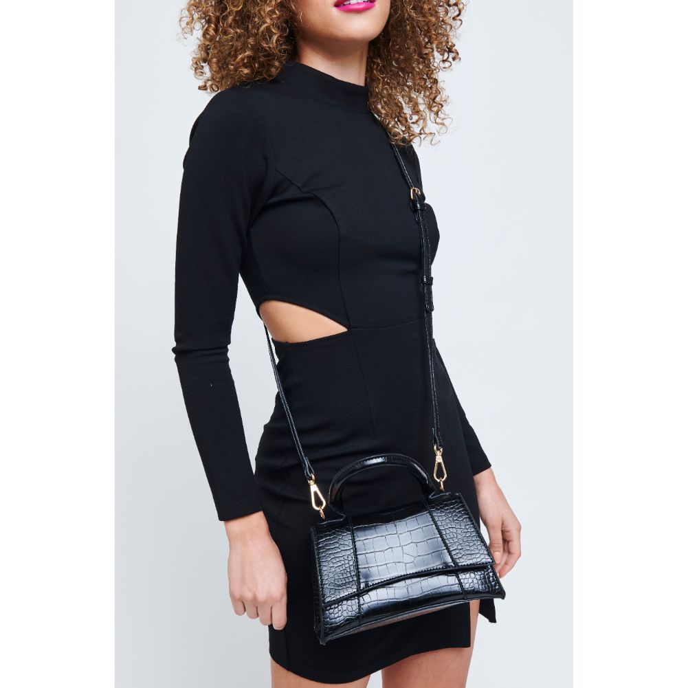 Woman wearing Black Urban Expressions Lucas Crossbody 840611181008 View 1 | Black