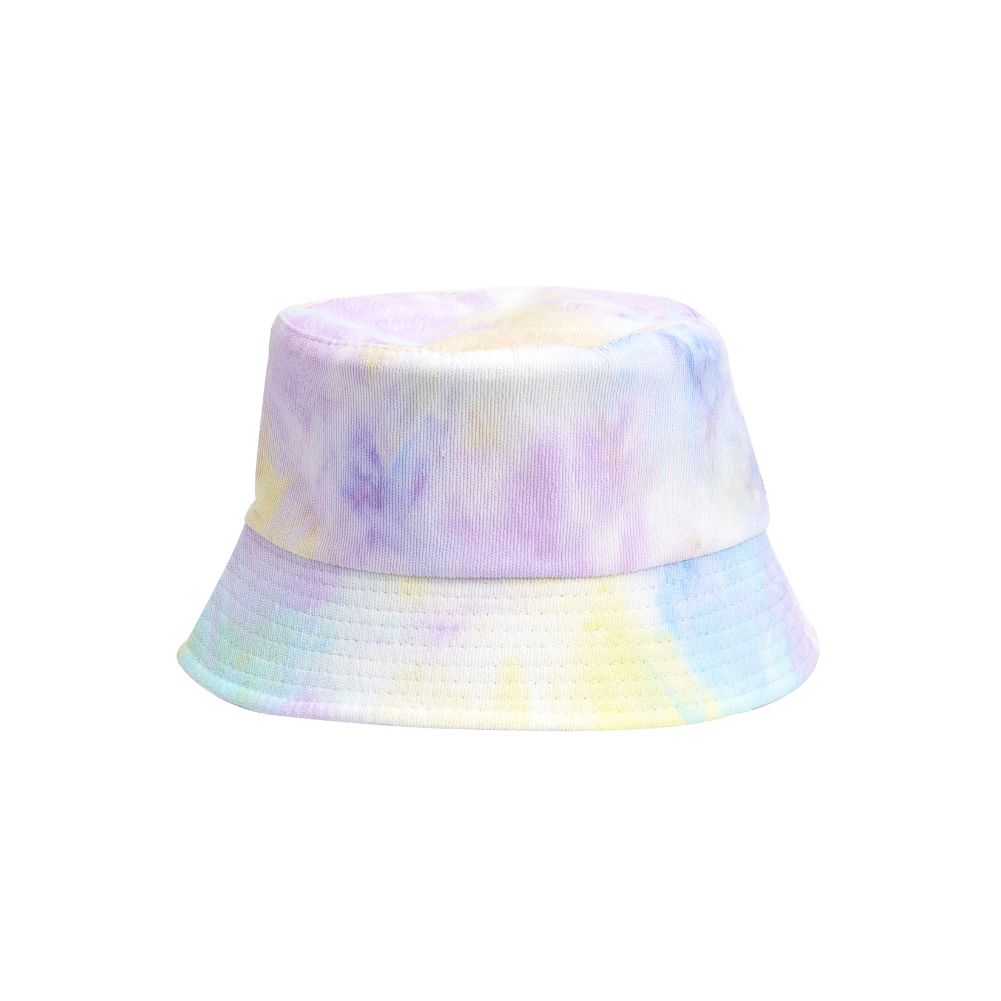 Product Image of Urban Expressions Tie Dye Bucket Hat Bucket Hat 840611182227 View 3 | Rainbow