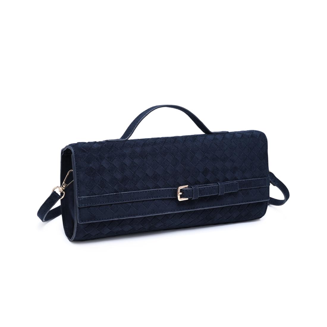Urban Expressions Emerson - Faux Suede Woven Crossbody 840504216053 View 2 | Midnight