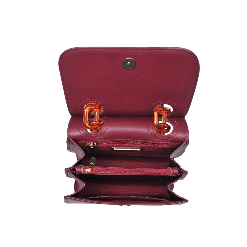 Product Image of Urban Expressions Whitney Crossbody 840611165213 View 4 | Burgundy