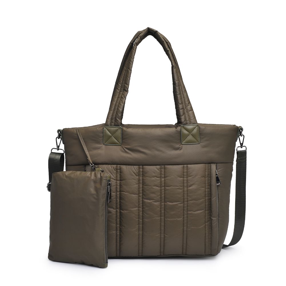 Product Image of Urban Expressions Ellis Tote 840611182692 View 5 | Olive