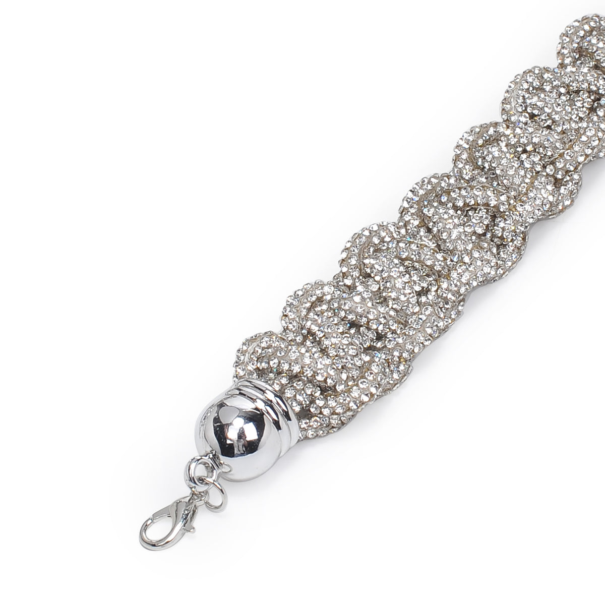 Woman wearing Silver Urban Expressions Silas Shoulder Strap 840611116369 View 6 | Silver
