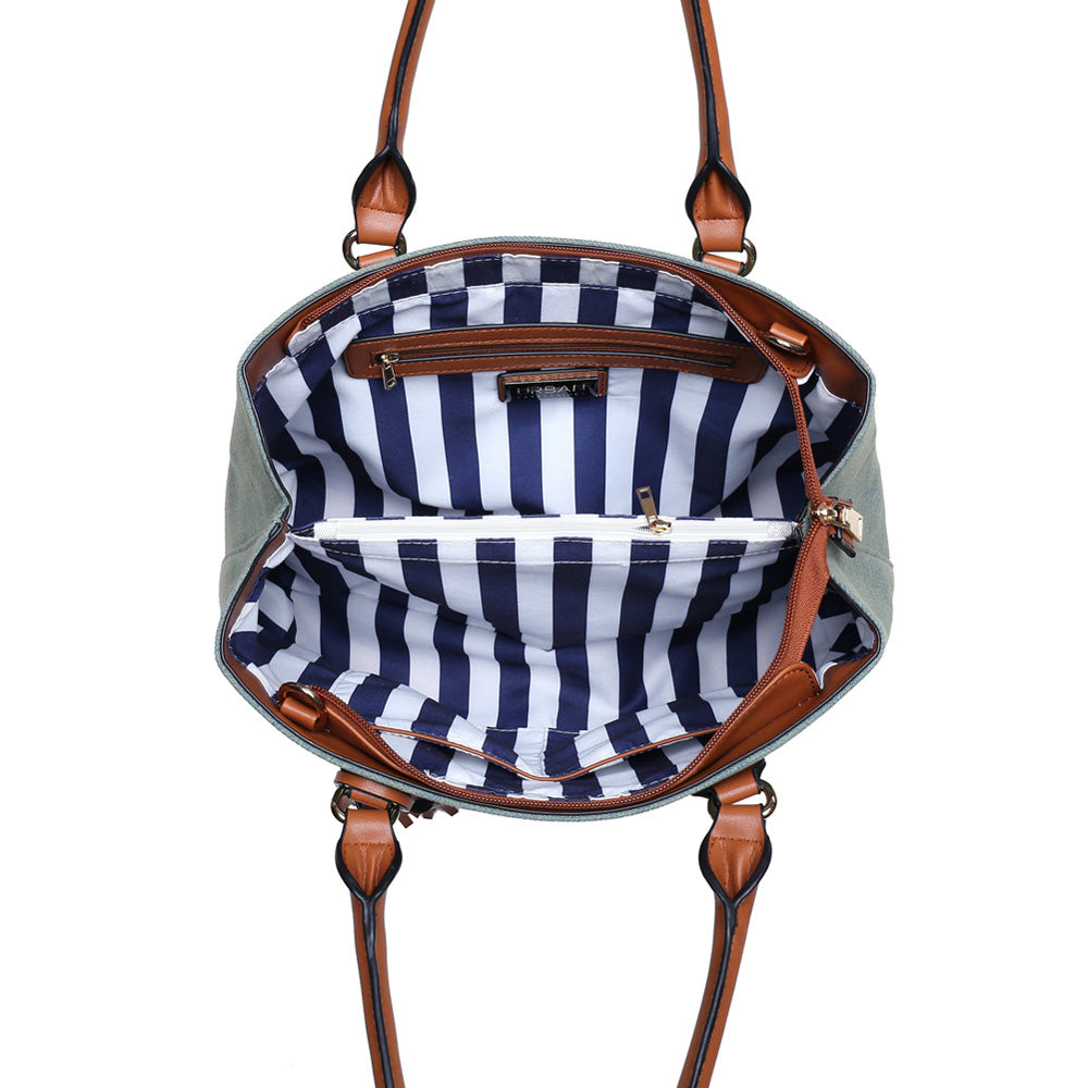 Product Image of Urban Expressions Saint Lucia Satchel NA-840611141194 View 4 | Antique Denim