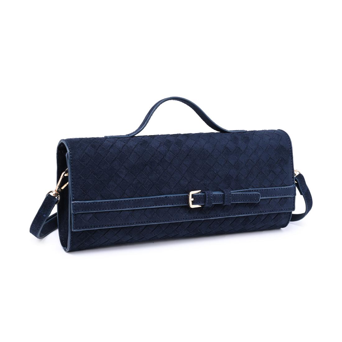 Urban Expressions Emerson - Faux Suede Woven Crossbody 840504216053 View 2 | Midnight