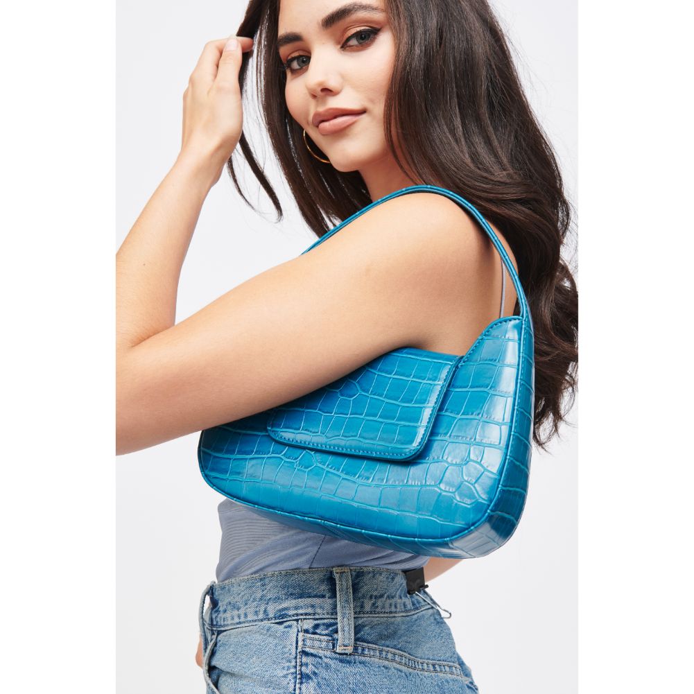 Woman wearing Azure Urban Expressions Esther Shoulder Bag 840611182470 View 4 | Azure