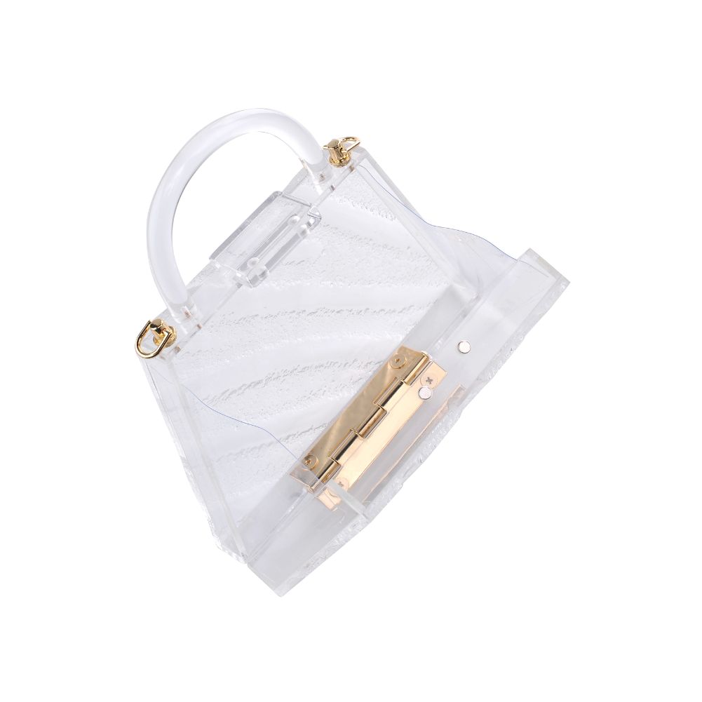 Product Image of Urban Expressions Eugenie Evening Bag 840611177315 View 8 | Clear