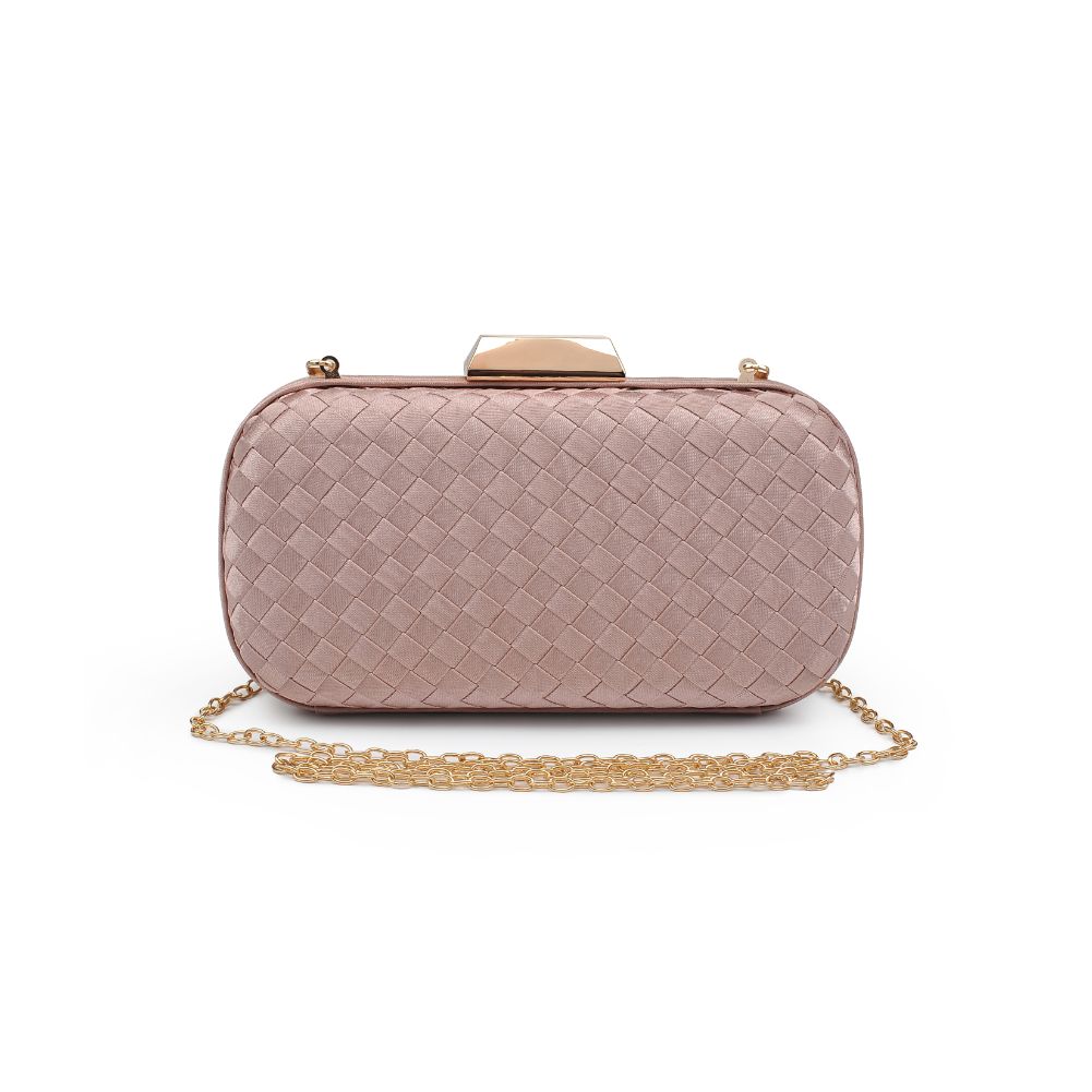 Product Image of Urban Expressions Chrome Evening Bag 840611183415 View 5 | Mauve