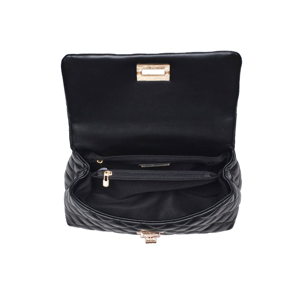 Woman wearing Black Urban Expressions Cordelia - Quilted Crossbody 840611106322 View 9 | Black