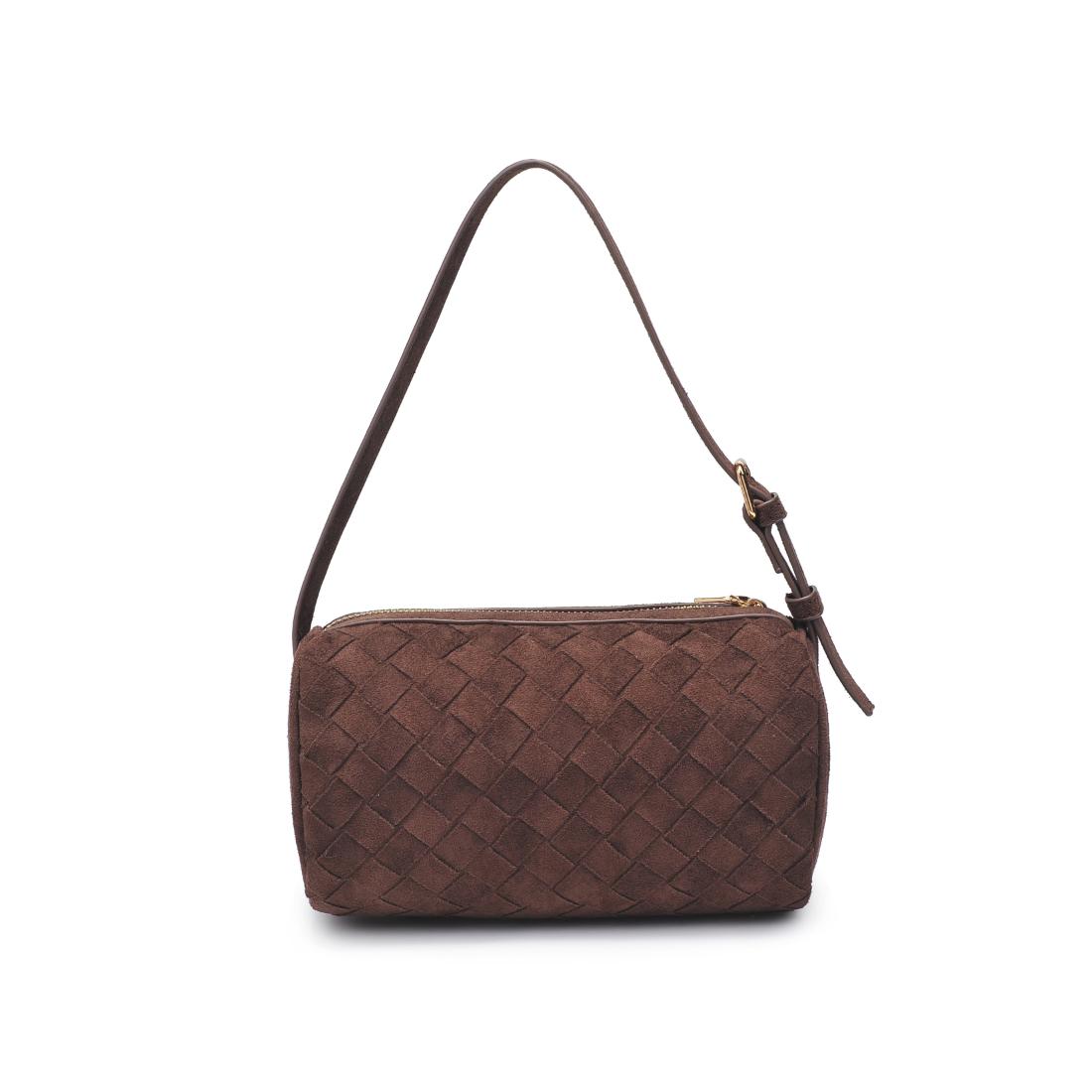 Product Image of Urban Expressions Rose Shoulder Bag 840611199409 View 3 | Chocolate