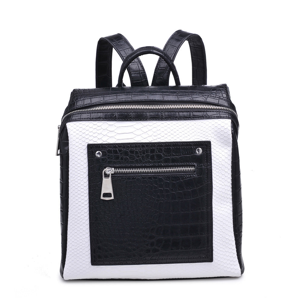 Product Image of Urban Expressions Jude Backpack 840611160492 View 1 | Black White