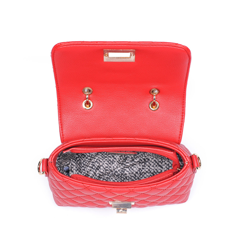 Woman wearing Red Urban Expressions Madeline Crossbody NA-840611158970 View 9 | Red