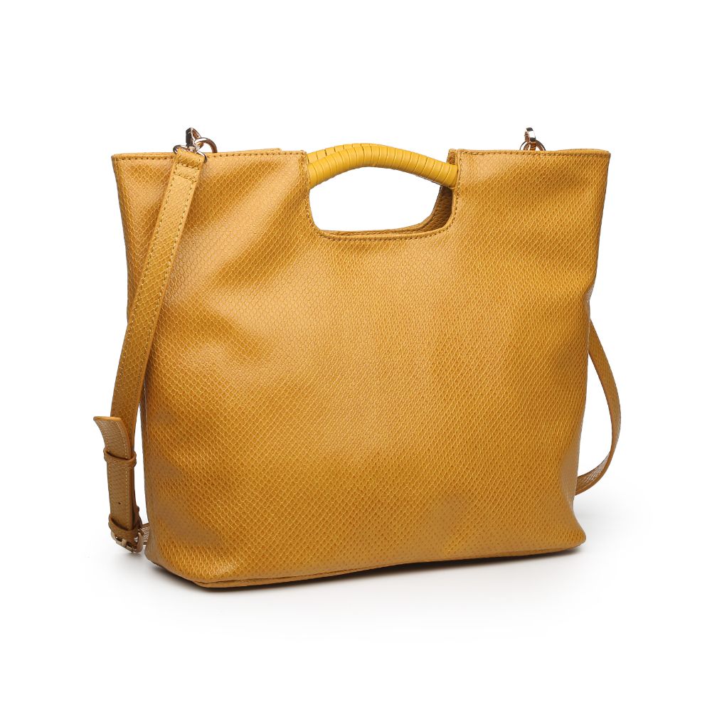 Woman wearing Mustard Urban Expressions Silas Tote 840611166821 View 6 | Mustard