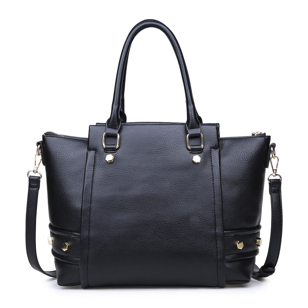 Product Image of Urban Expressions Frankie Satchel NA-840611149527 View 3 | Black