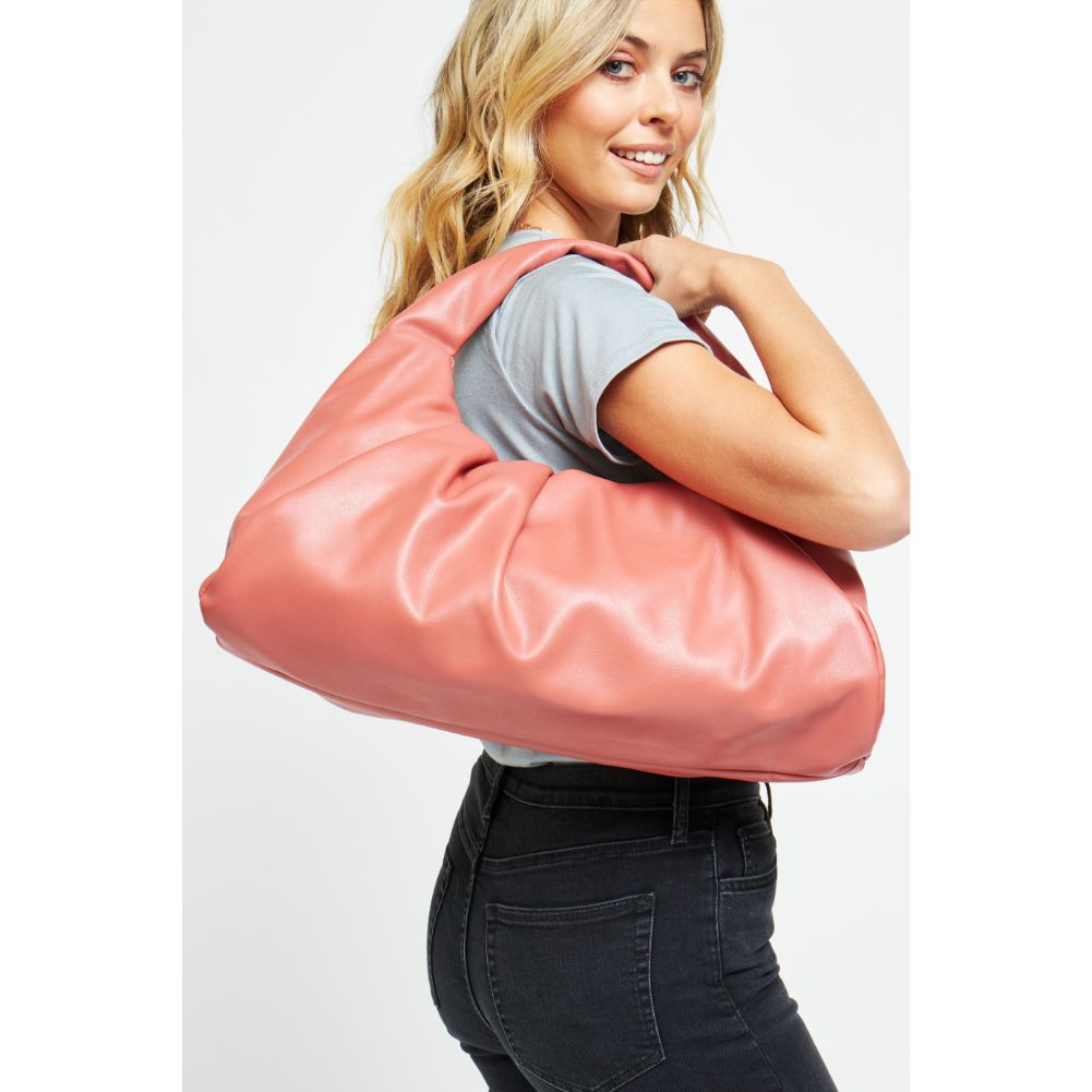 Woman wearing Rosewood Urban Expressions Rochelle Hobo 840611174826 View 3 | Rosewood