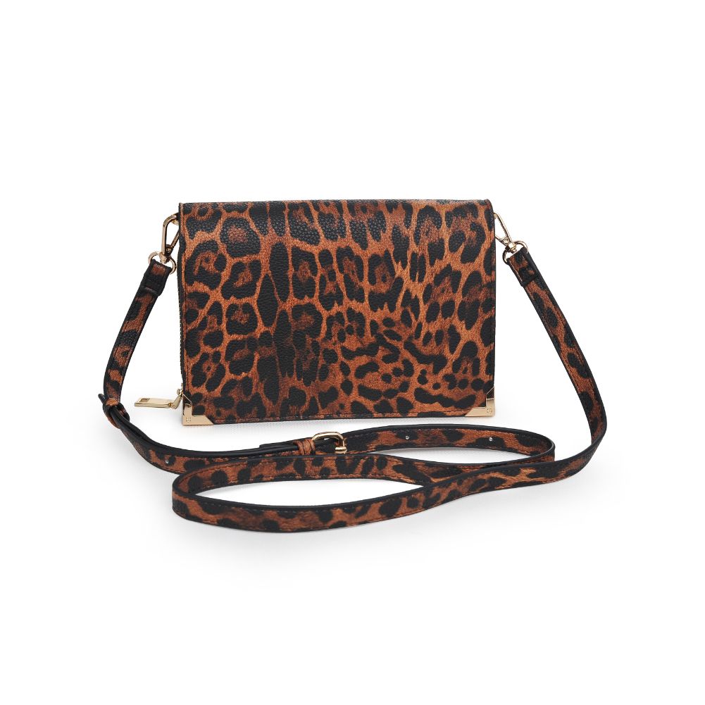 Product Image of Urban Expressions India Leopard Crossbody 840611164896 View 1 | Leopard