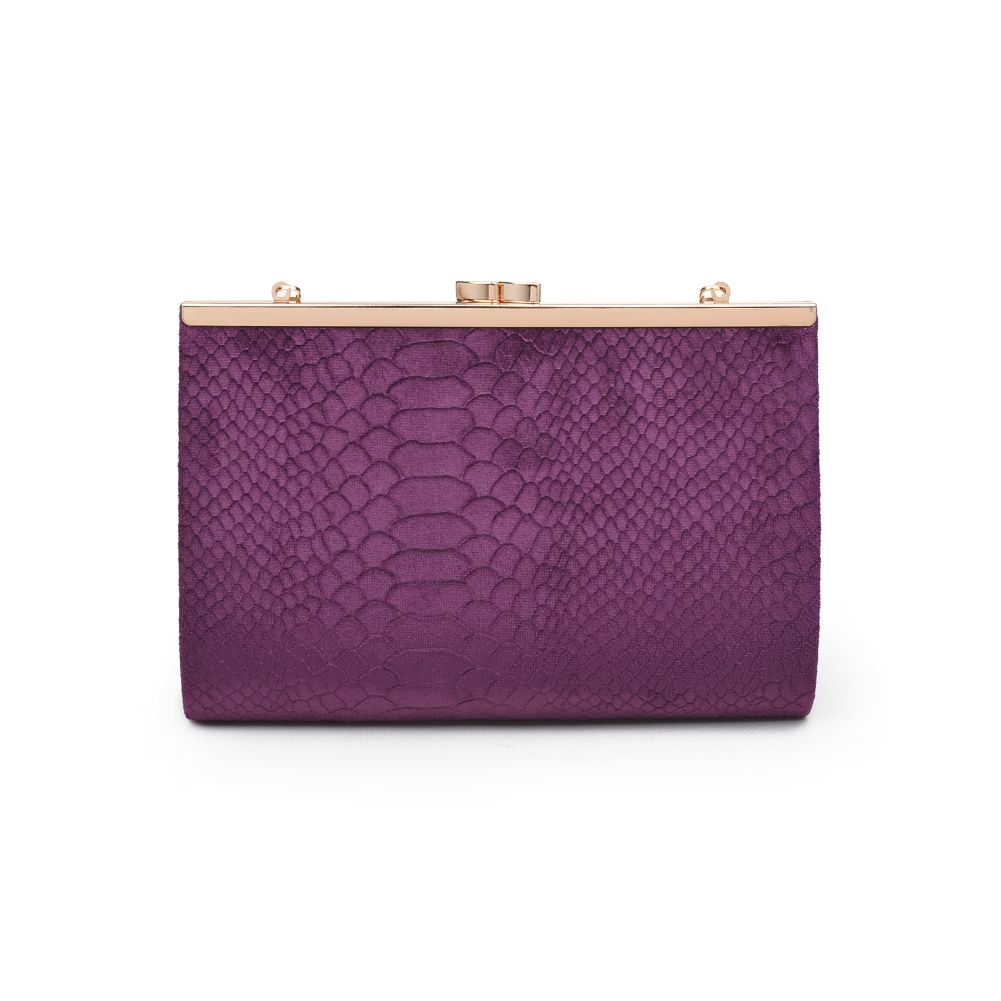 Product Image of Urban Expressions Minx Evening Bag 840611165022 View 3 | Purple