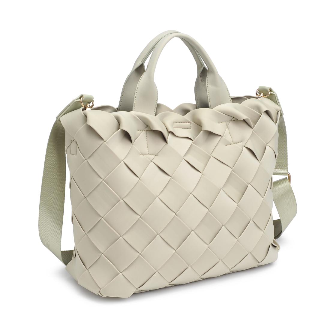 Woman wearing Sage Urban Expressions Ruth Tote 840611146755 View 6 | Sage