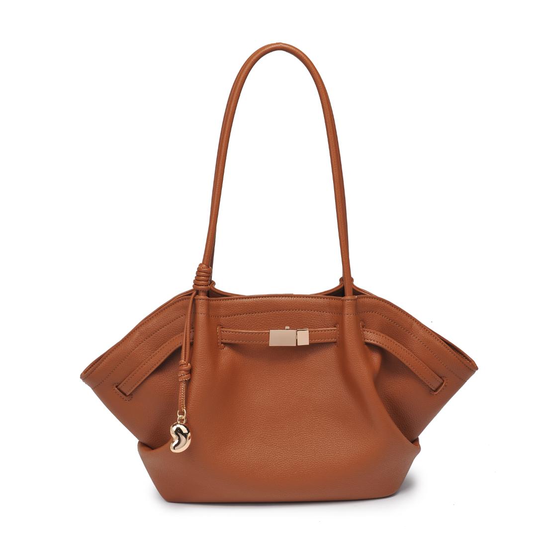 Product Image of Urban Expressions Monroe Satchel 840504200854 View 5 | Tan