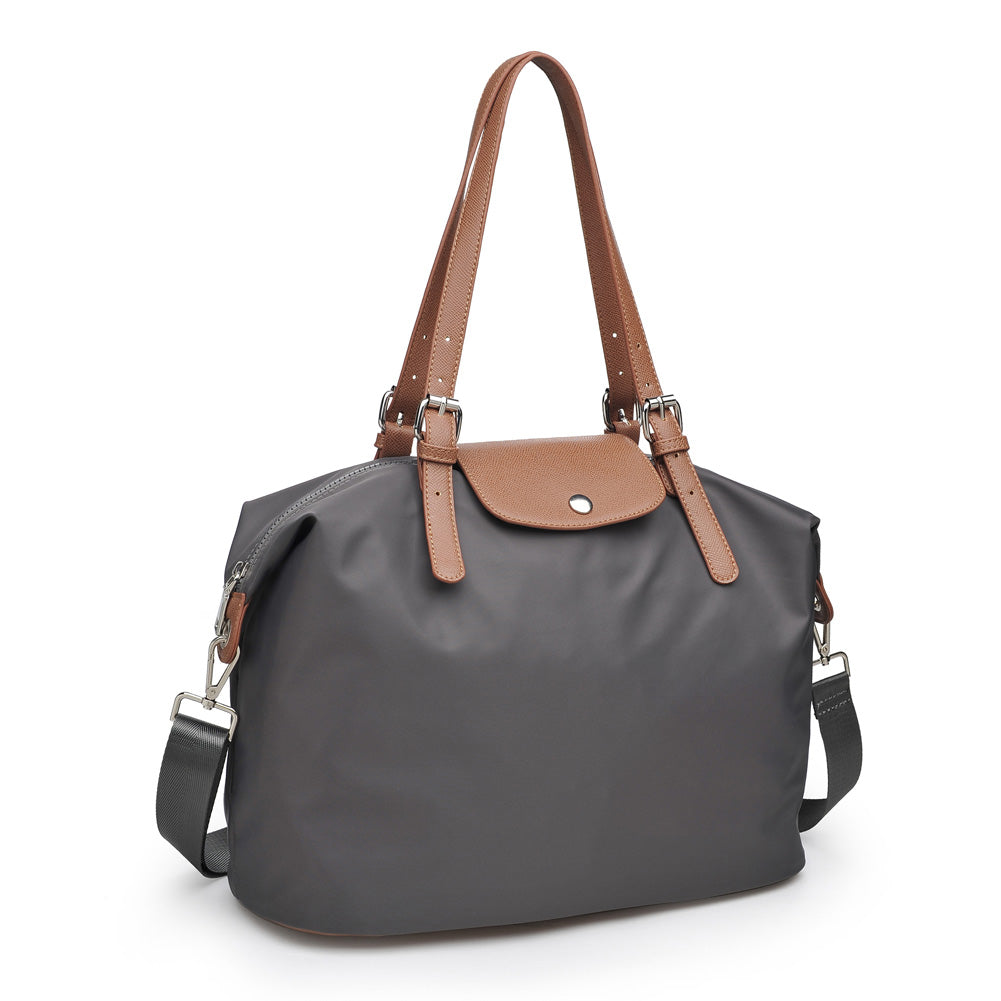 Product Image of Urban Expressions Justine Satchel NA-840611157751 View 2 | Charcoal