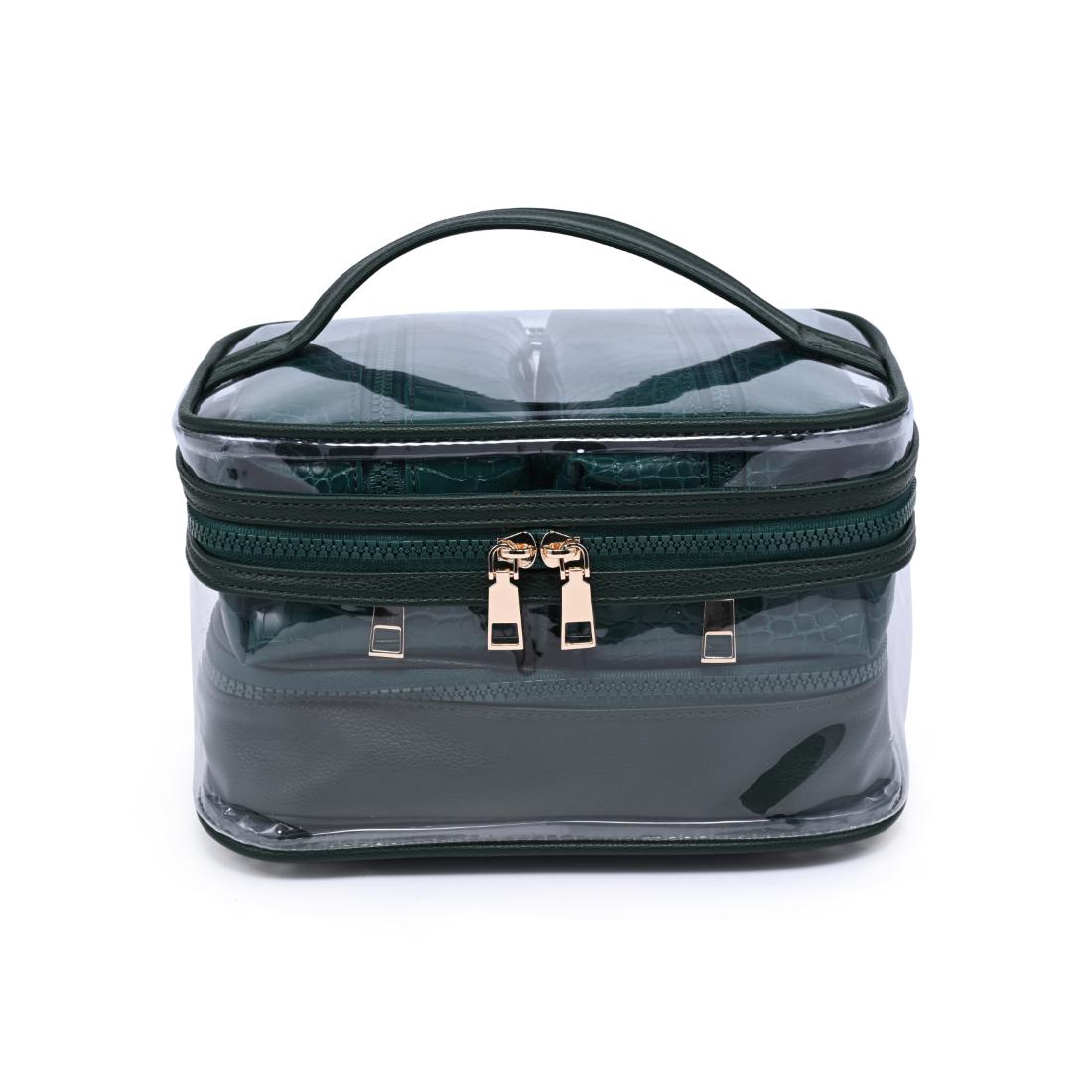 Urban Essentials Croc Chic - 4 Piece Train Case Set 840504215728 View 5 | Emerald