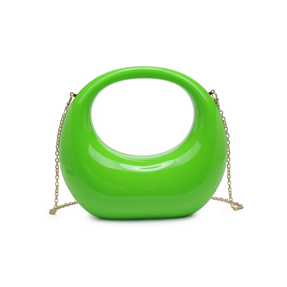Woman wearing Lime Urban Expressions Trave Evening Bag 840611115997 View 7 | Lime