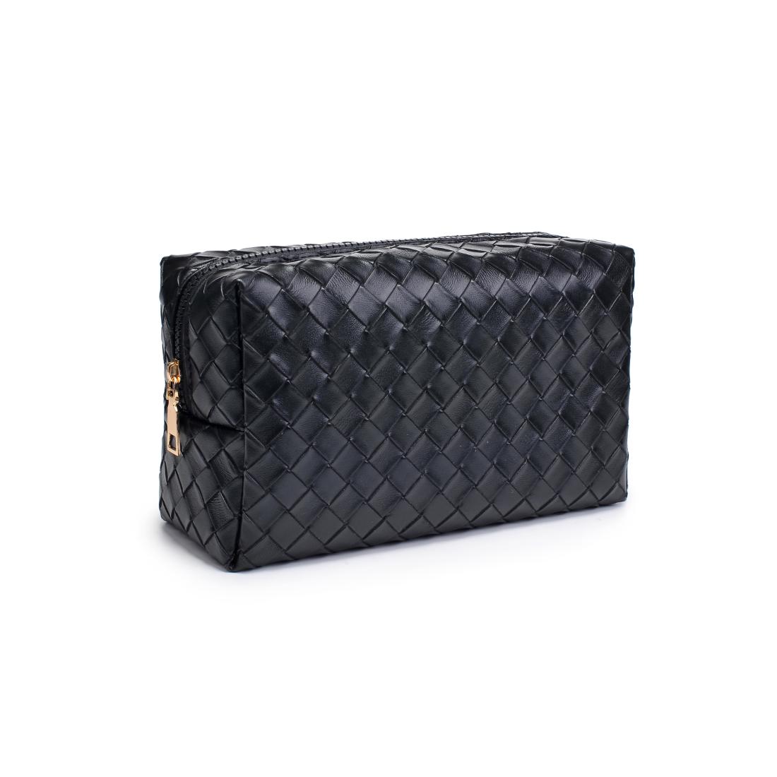 Urban Essentials Weave & Wander Cosmetic & Travel Organizer Pouch 840611197832 View 6 | Black