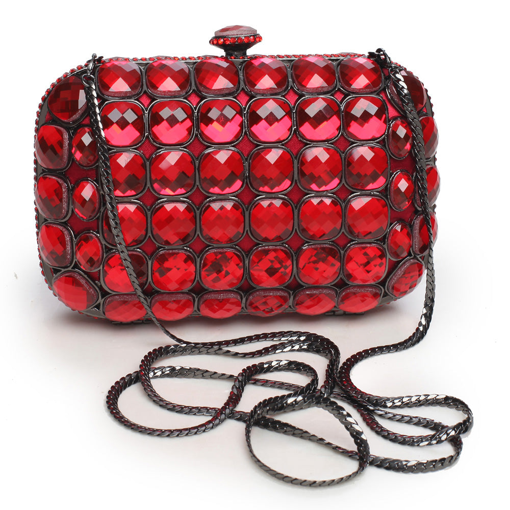 Product Image of Urban Expressions Amalfi Clutch 840611110732 View 1 | Red